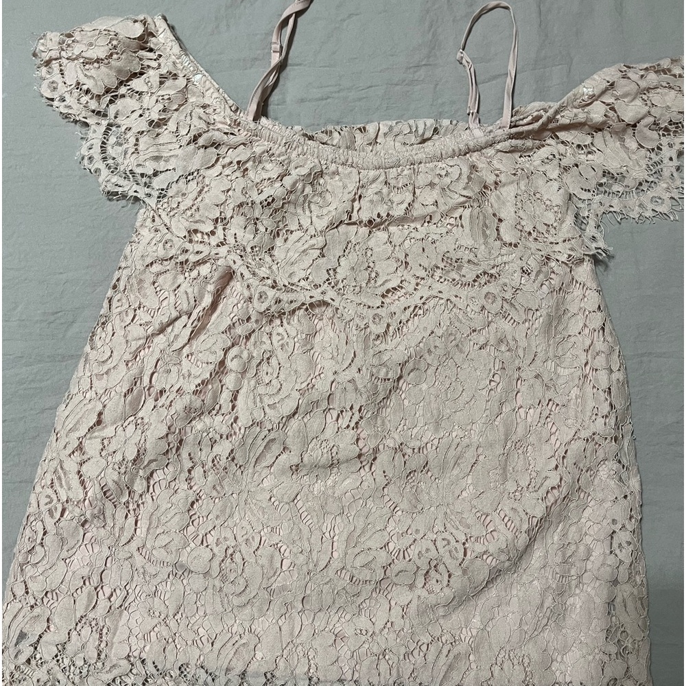 Lace Pink Top by No Boundaries